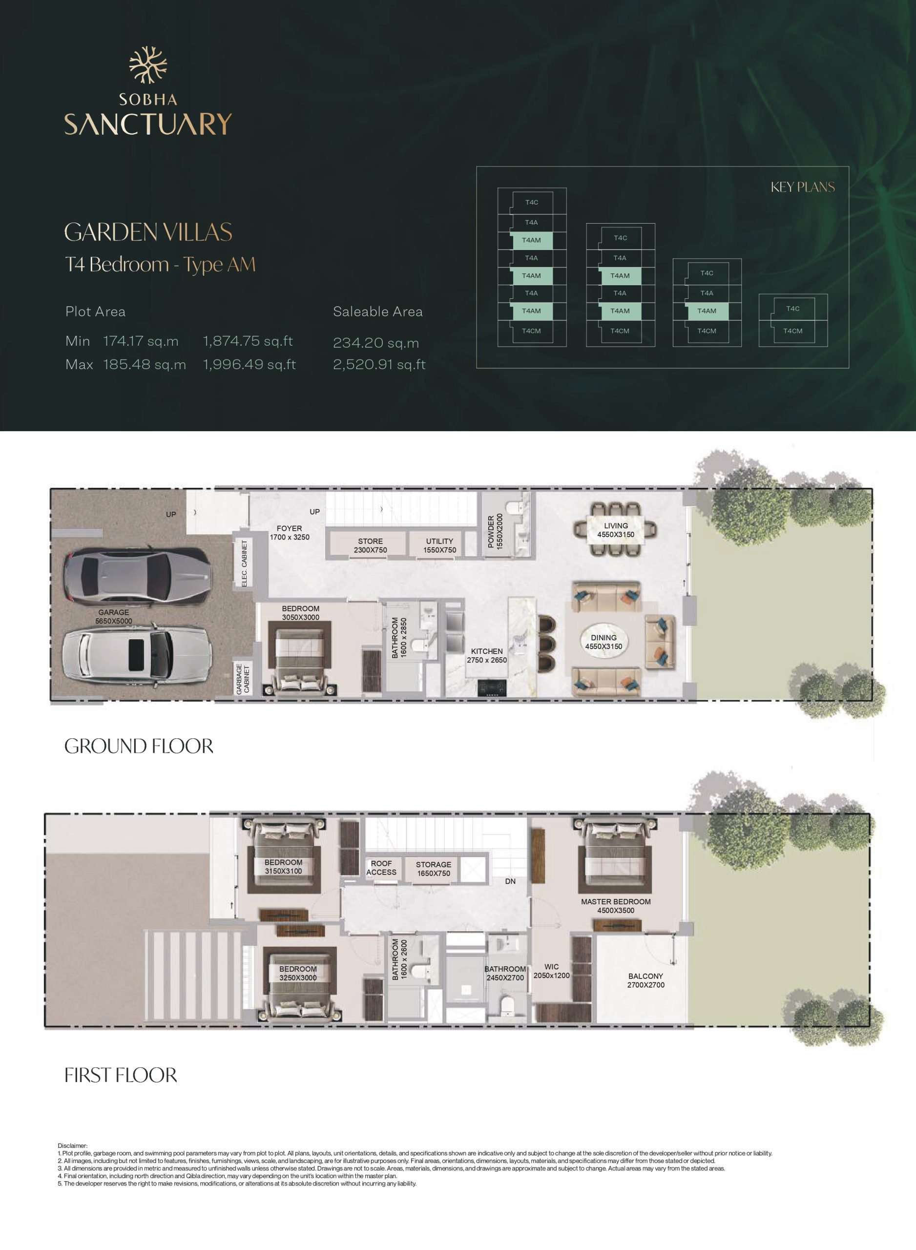 Garden Villas T4 Bedroom - Type AM