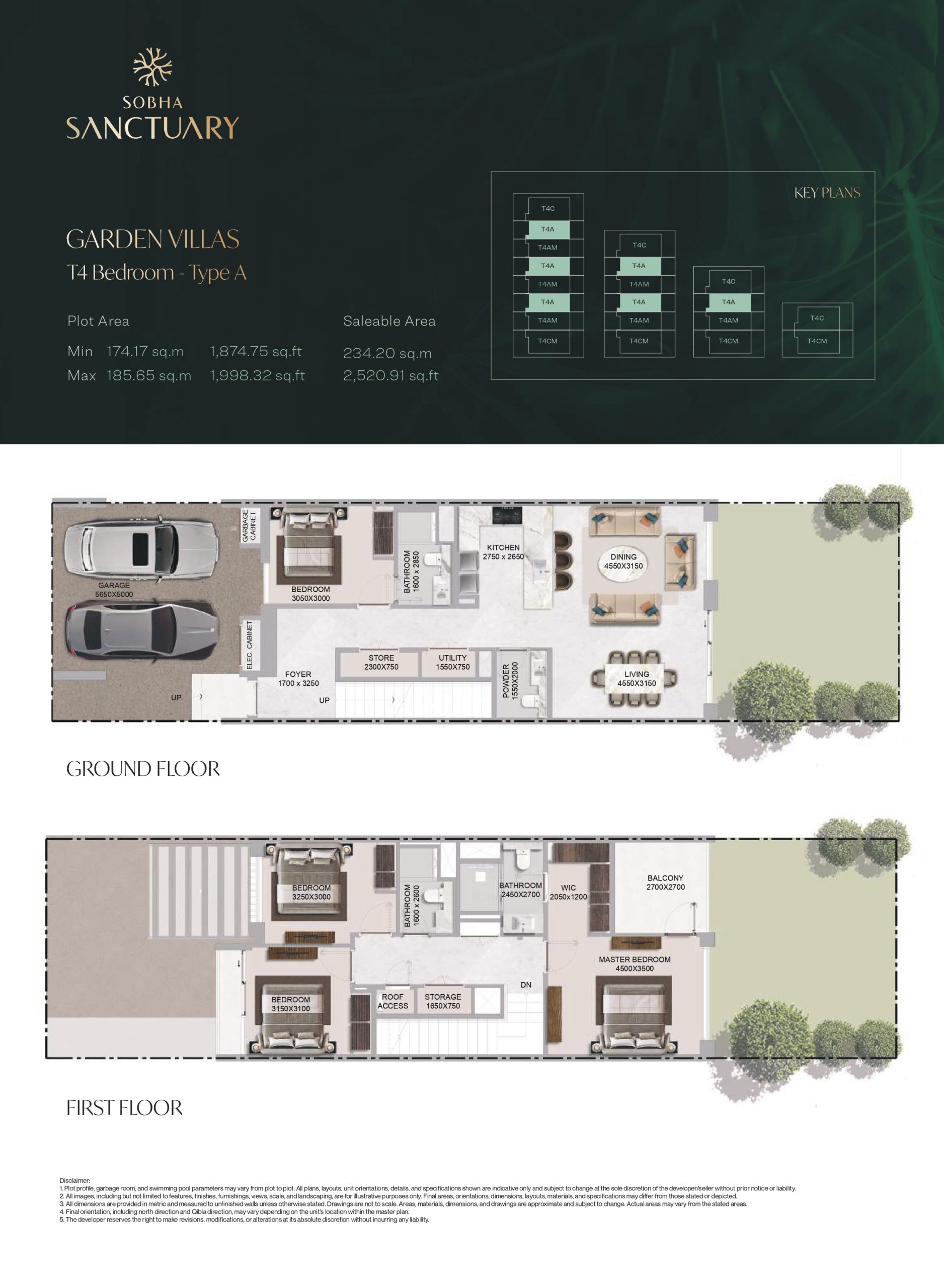 Garden Villas T4 Bedroom - Type A 