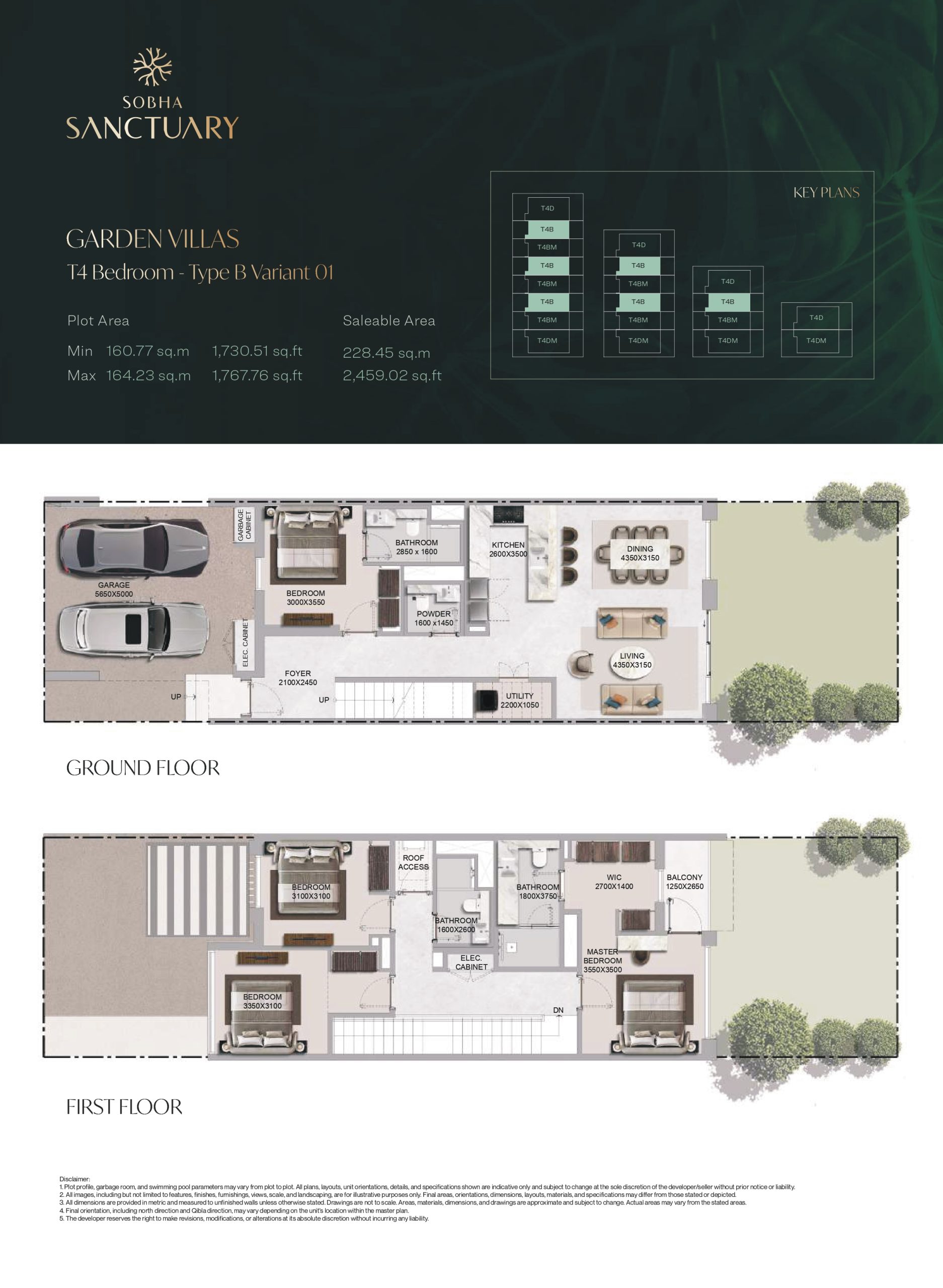 Garden Villas T4 Bedroom - Type B Variant 01