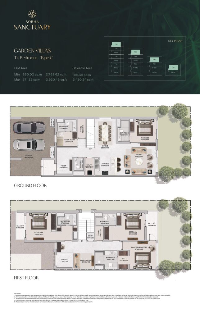 Garden Villas T4 Bedroom - Type C