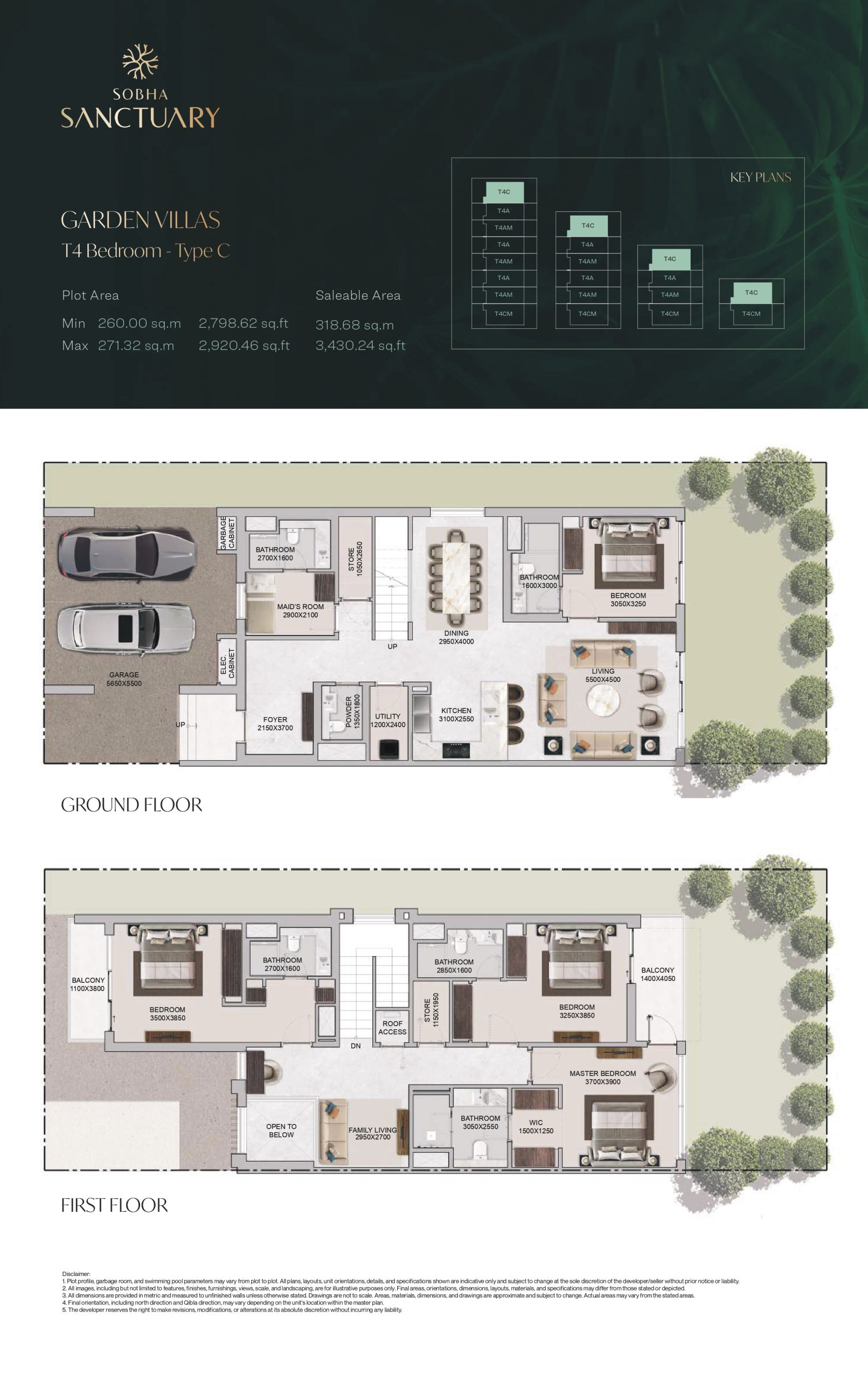 Garden Villas T4 Bedroom - Type C