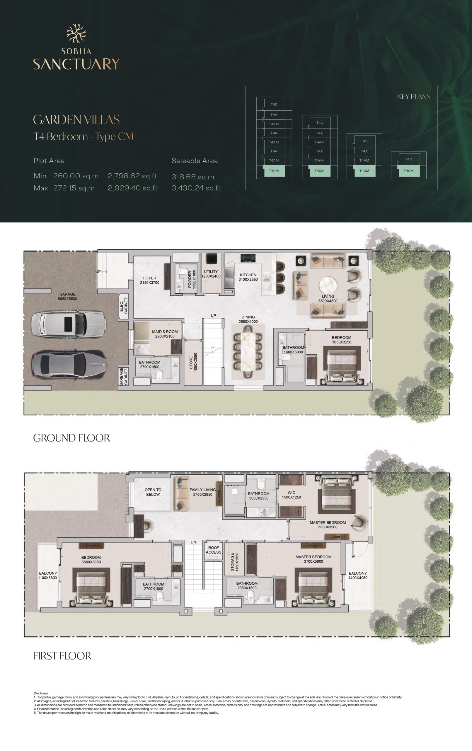 Garden Villas T4 Bedroom - Type CM