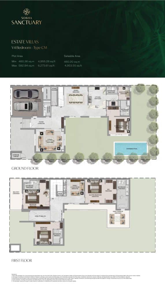 Estate Villas V4 Bedroom - Type CM