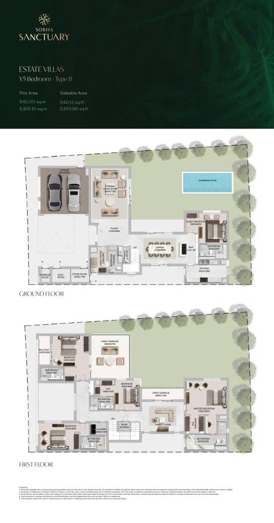Estate Villas V5 Bedroom - Type B