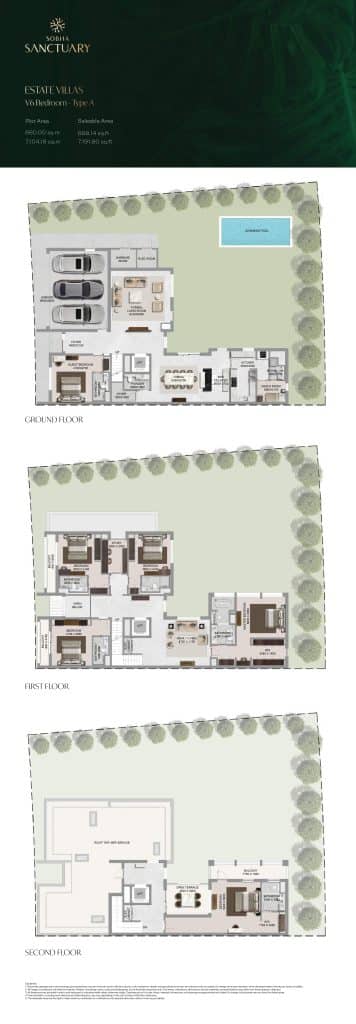 Estate Villas V6 Bedroom - Type A