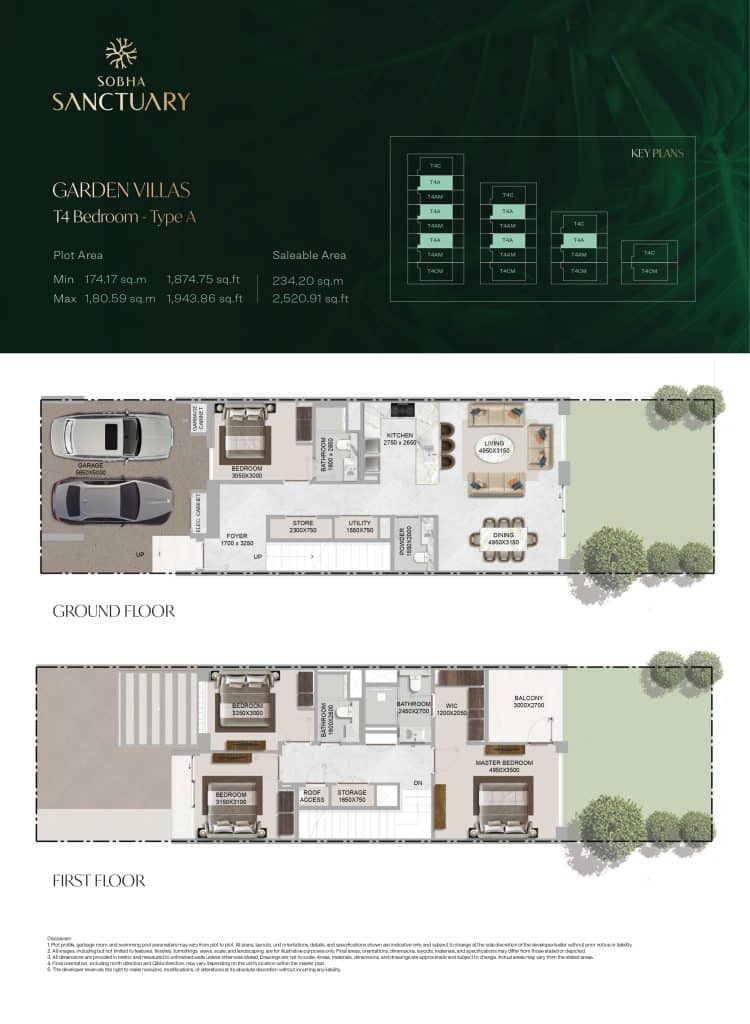 Garden Villa T4 Bedroom - Type A
