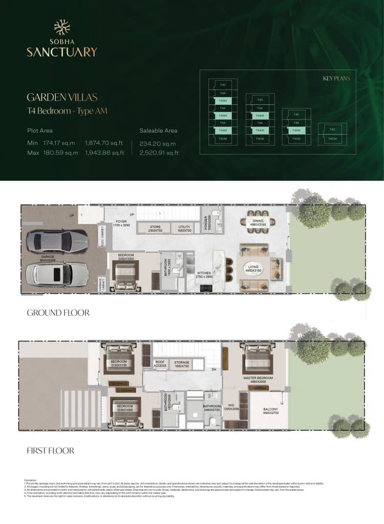 Garden Villa T4 Bedroom - Type AM