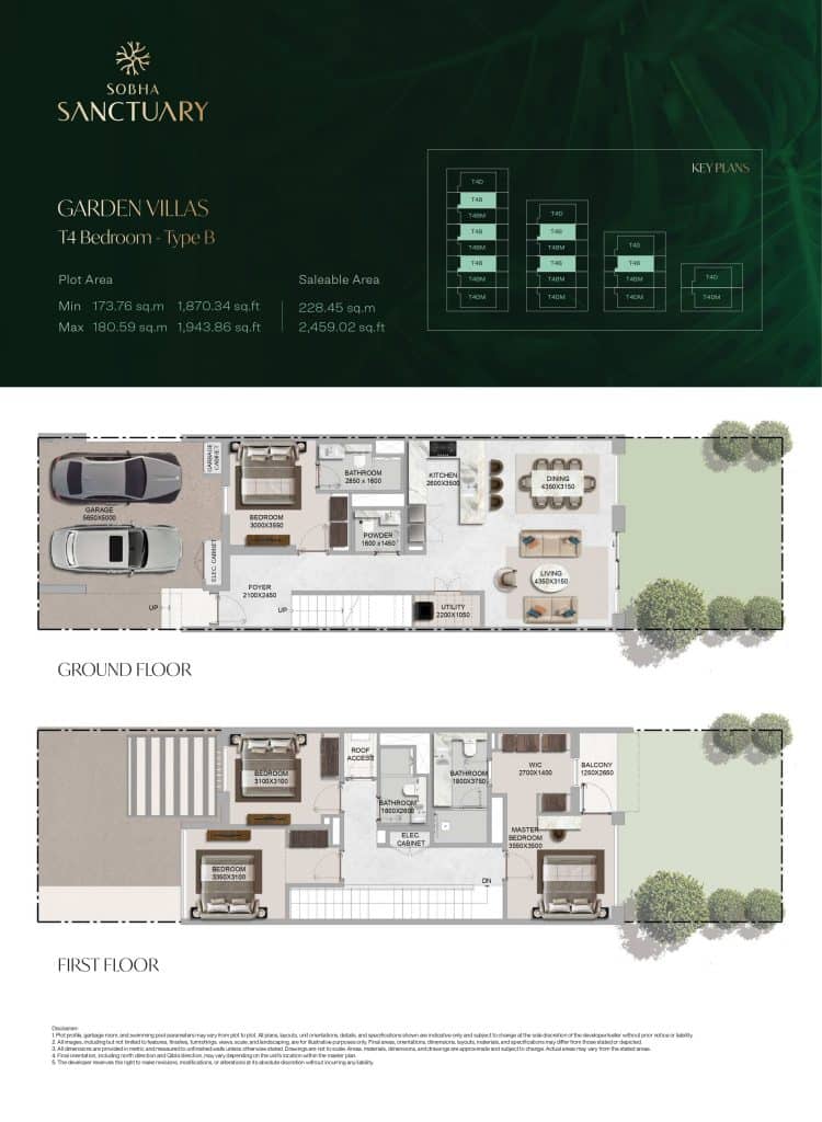 Garden Villa T4 Bedroom - Type B