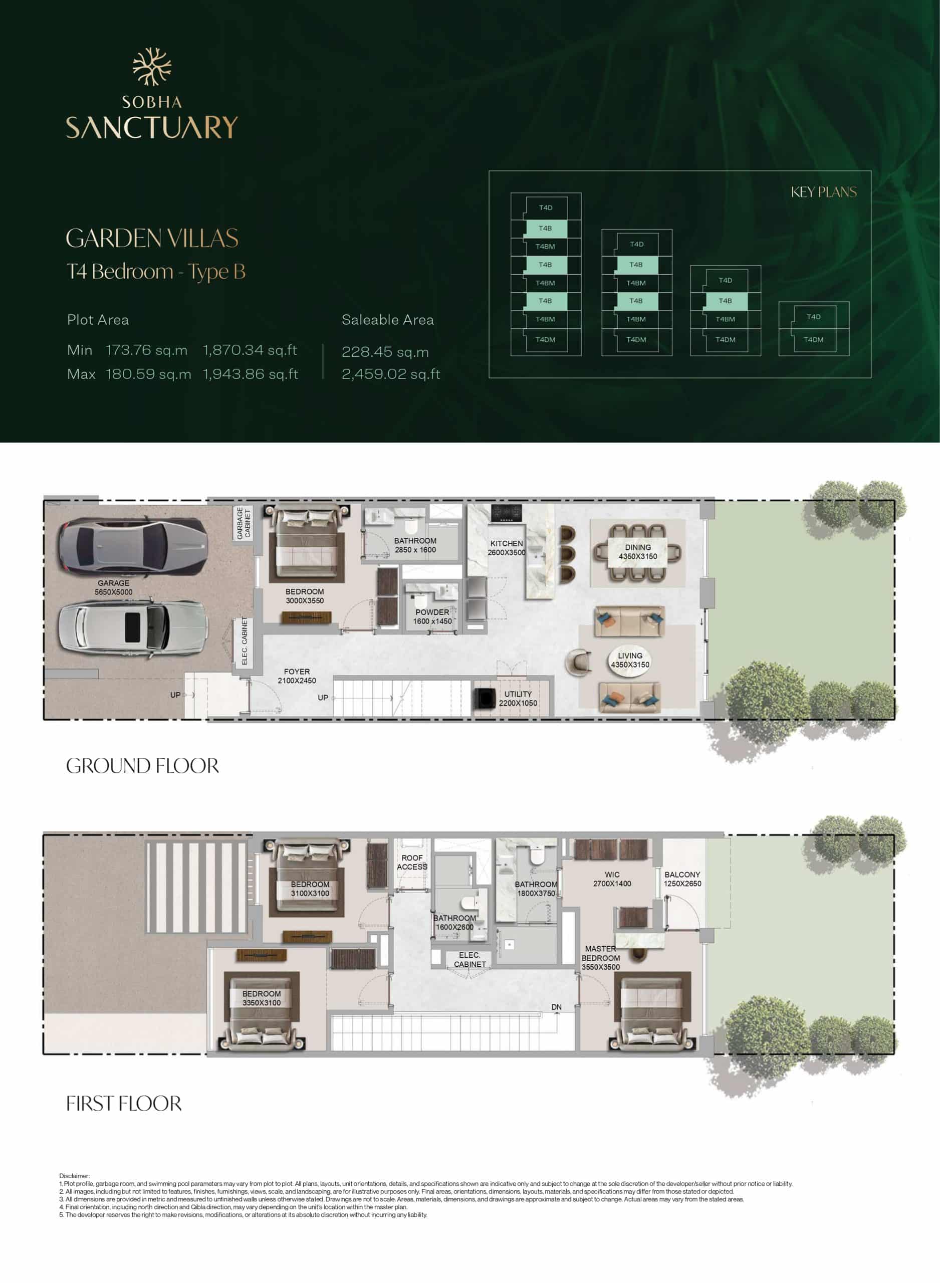 Garden Villa T4 Bedroom - Type B
