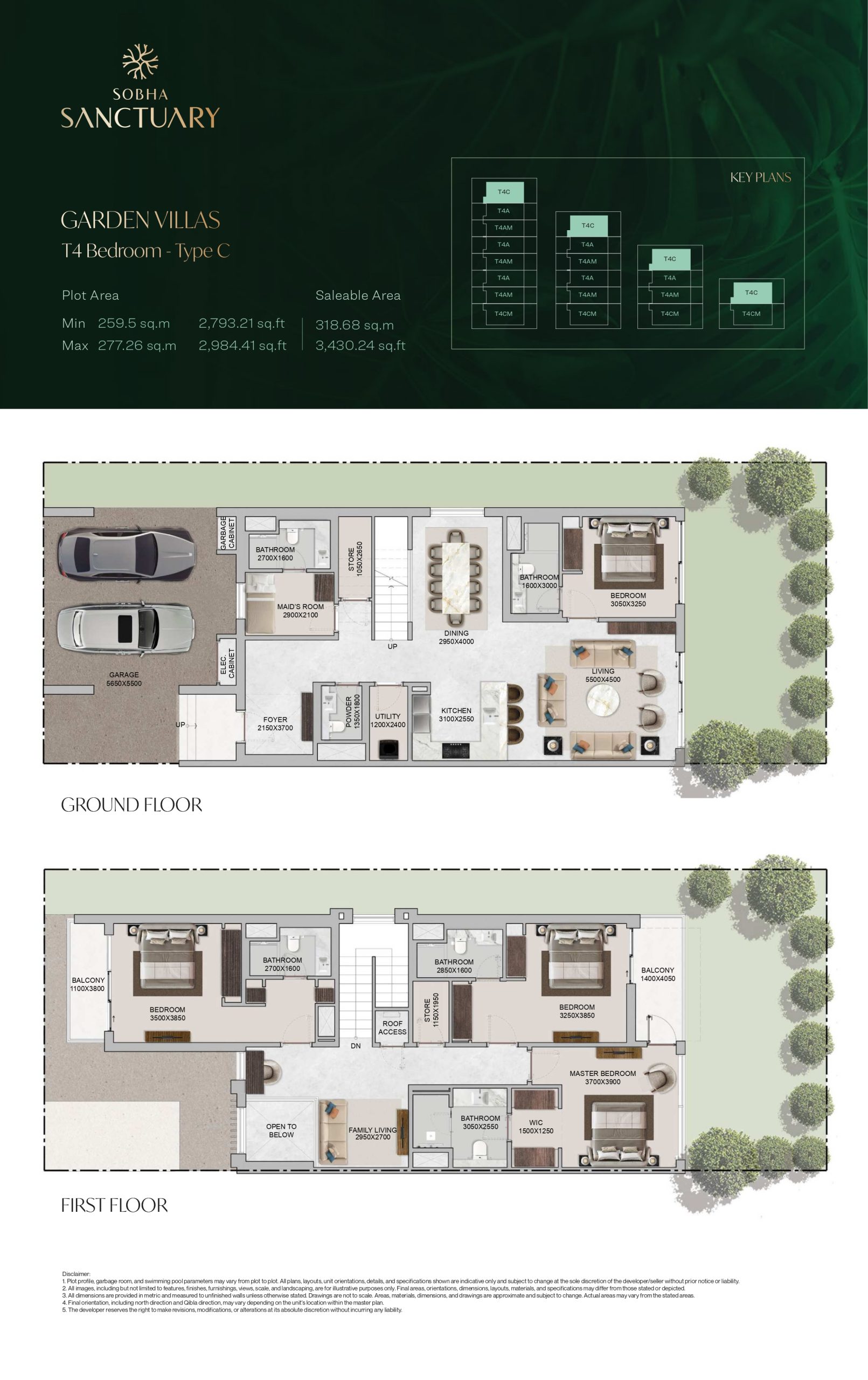 Garden Villa T4 Bedroom - Type C
