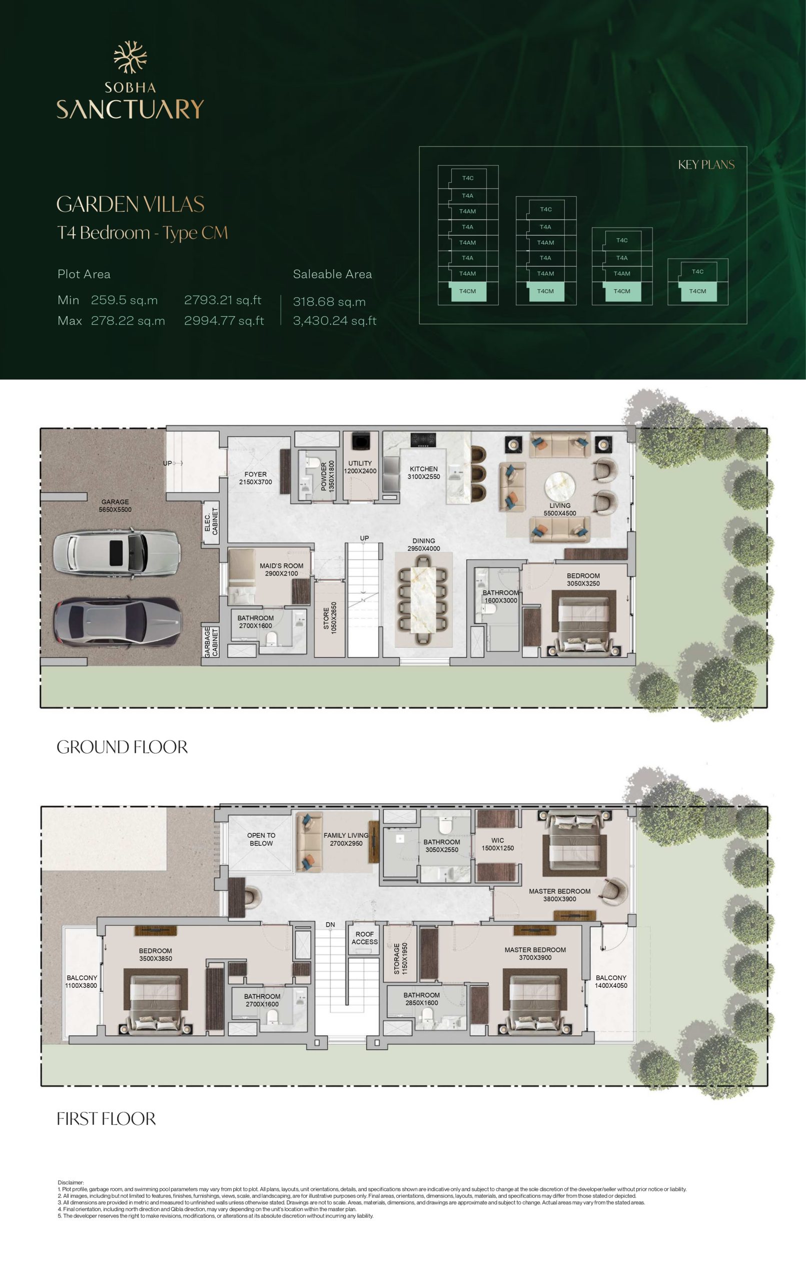 Garden Villa T4 Bedroom - Type CM