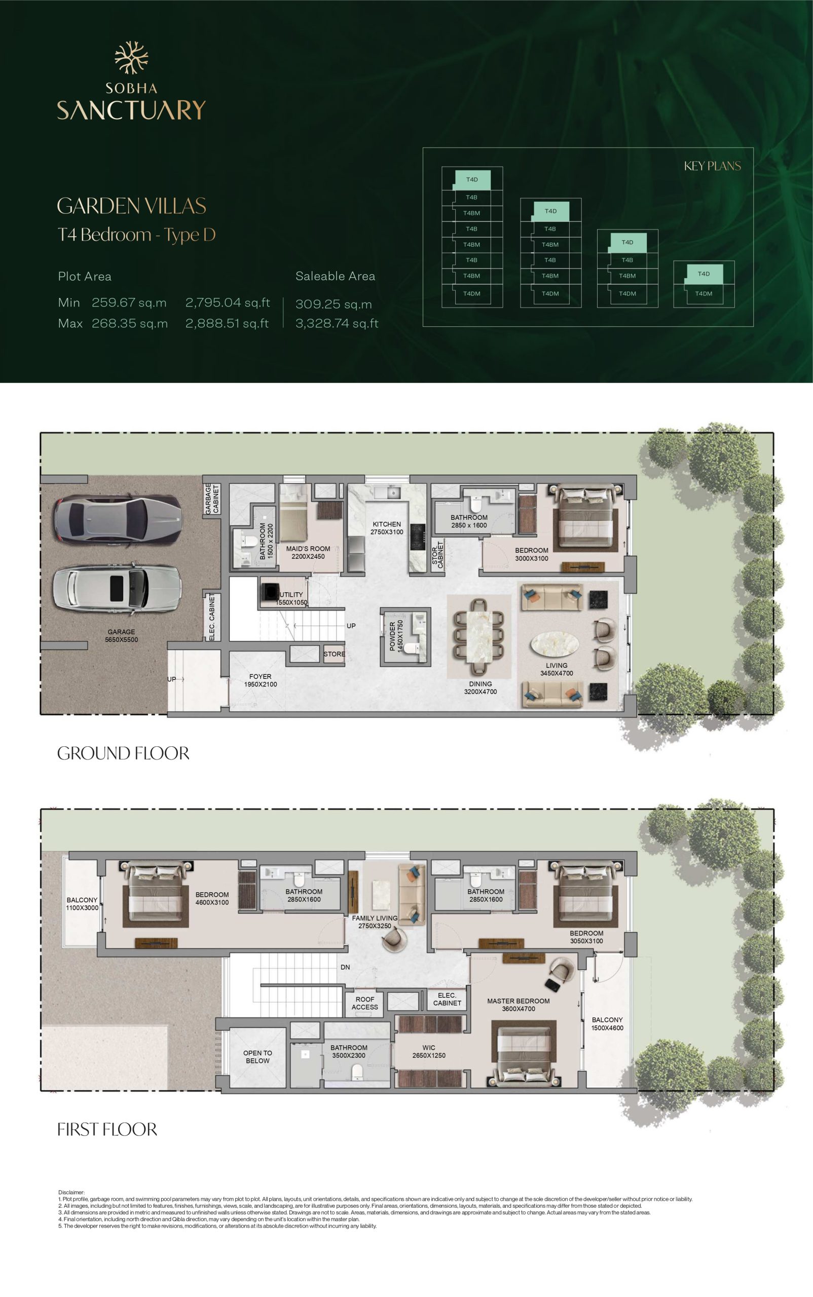 Garden Villa T4 Bedroom - Type D