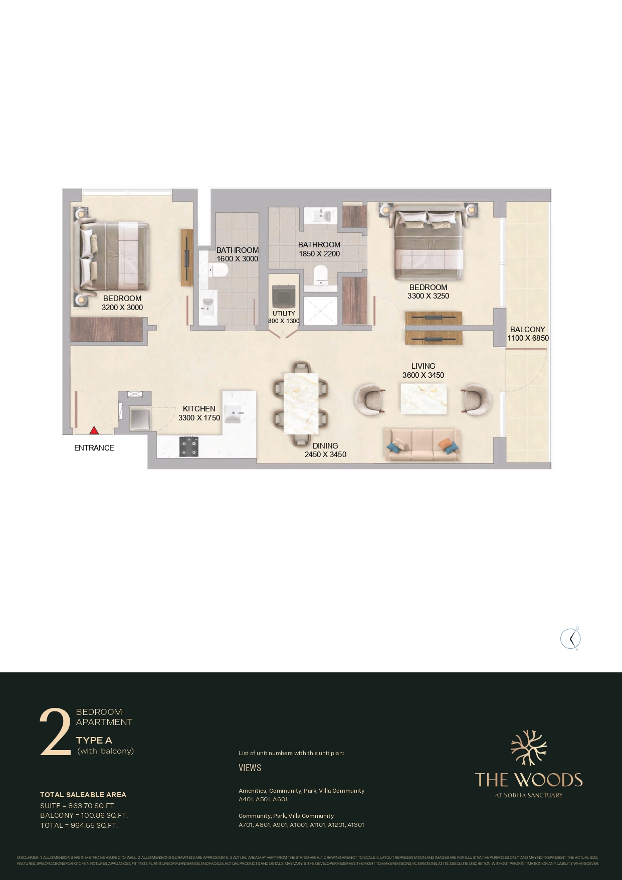 2 Bedroom Apartment Type A