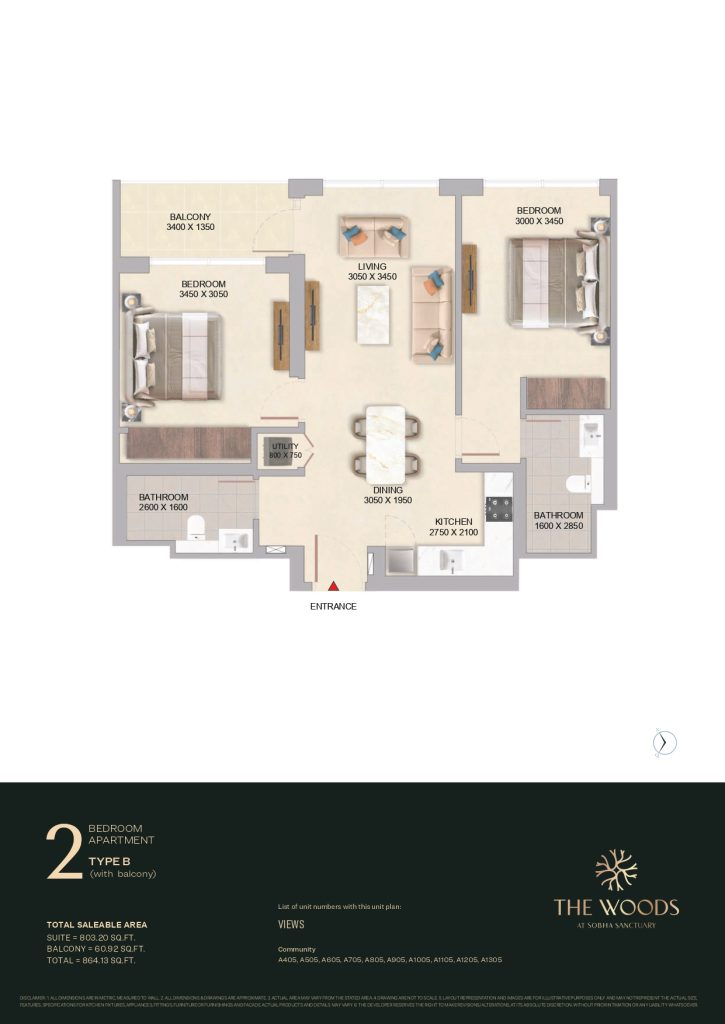 2 Bedroom Apartment Type B
