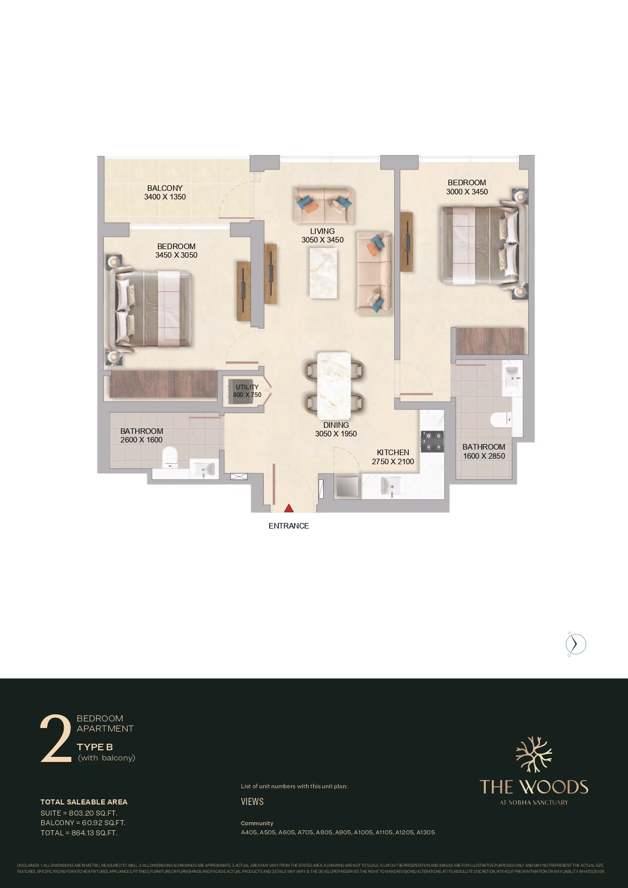 2 Bedroom Apartment Type B