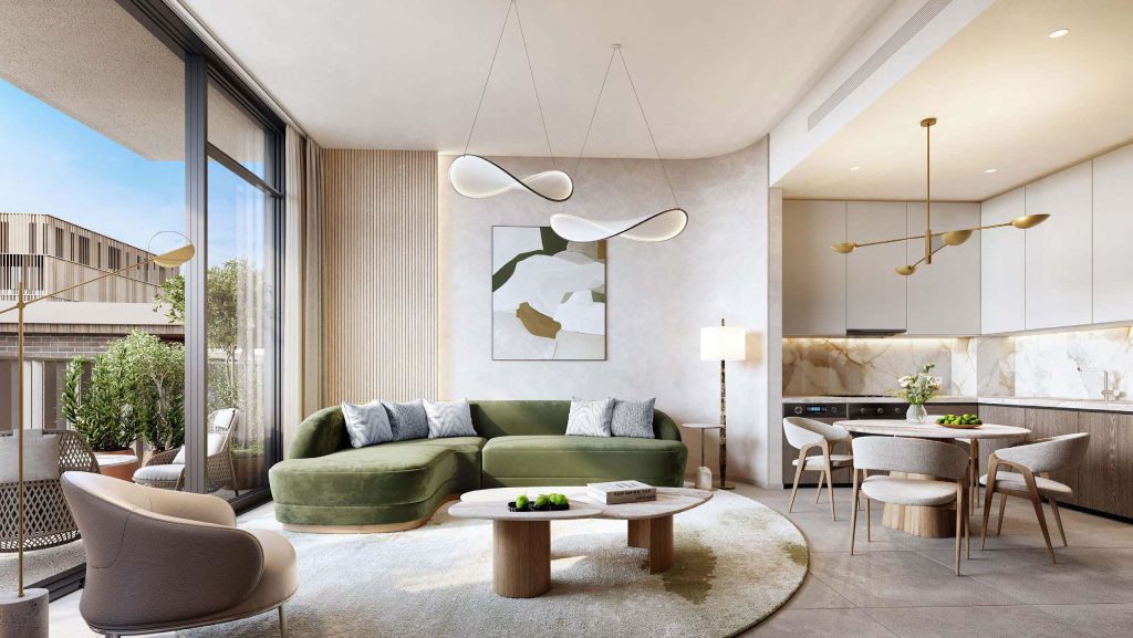 Arancia Yards Living Room