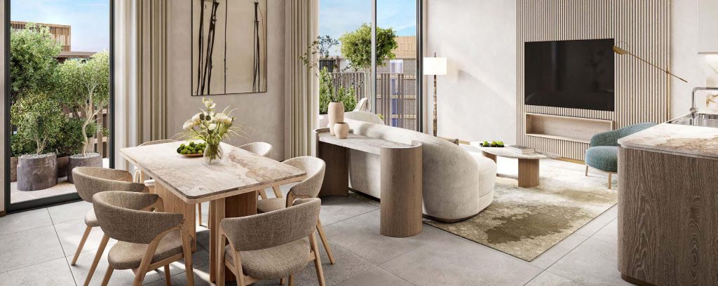 Arancia Yards Living and Dining Area