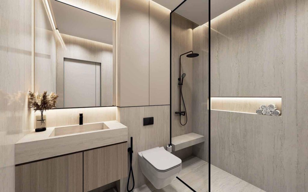 Aspirz 1 BHK Convertible to 3 Rooms (Bathroom)