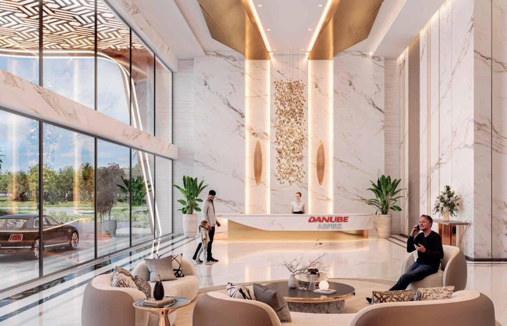 Aspirz Dedicated Residences Entrance Lobby