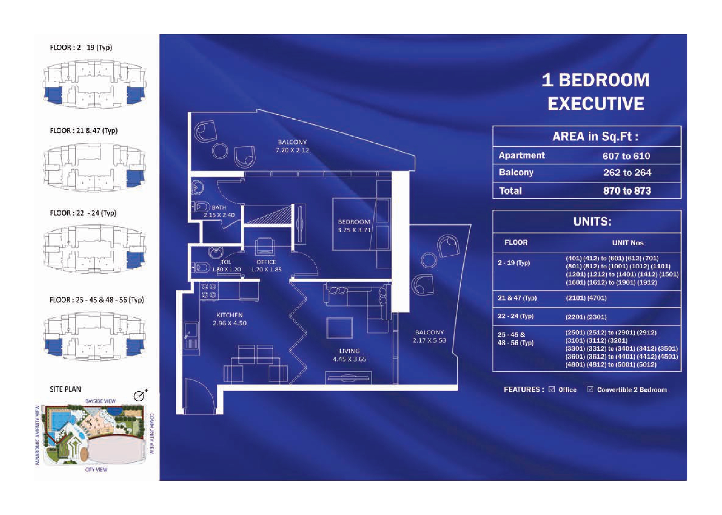 Danube Fashionz — 1 BHK Executive