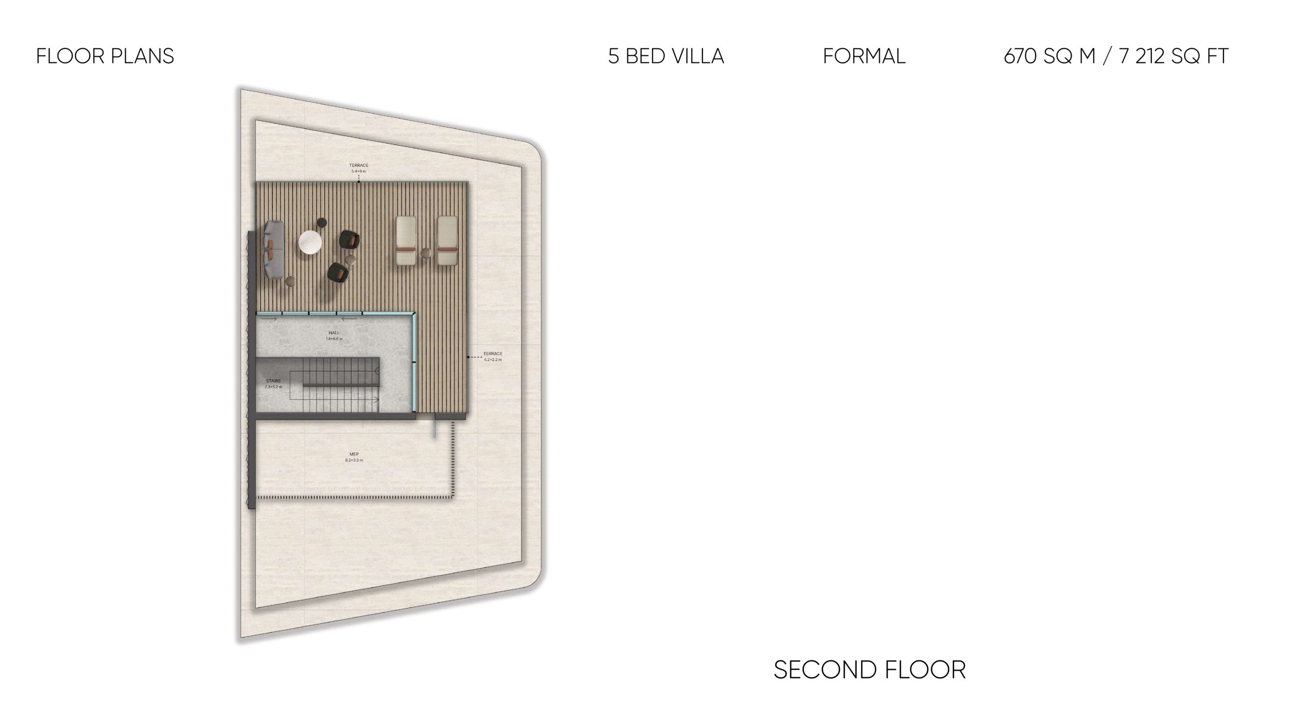 Mira Villas Designed by Bentley Home — Mira Villas 5 Bed Villa Formal (Second Floor)
