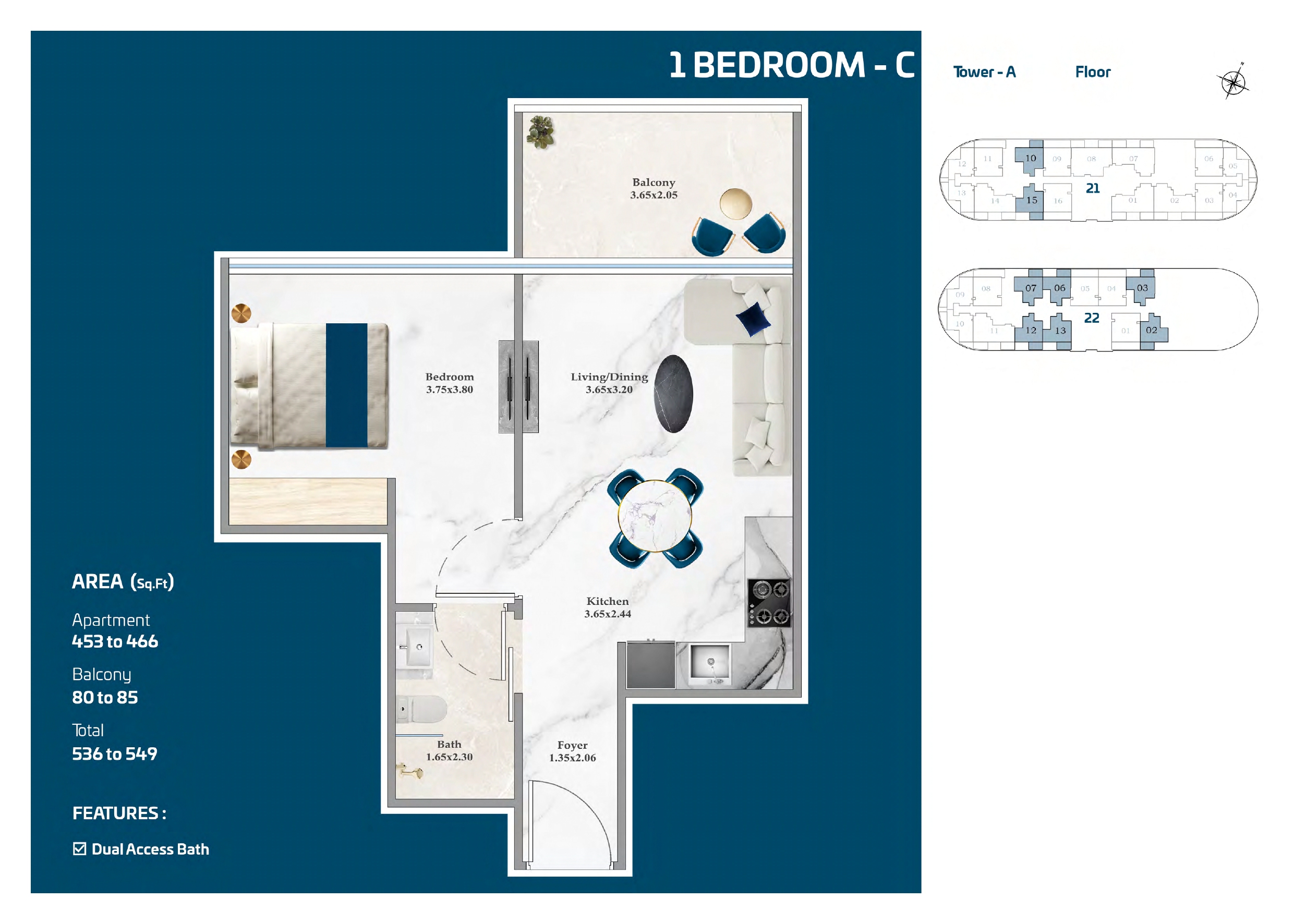 Serenz — 1 BHK-C
