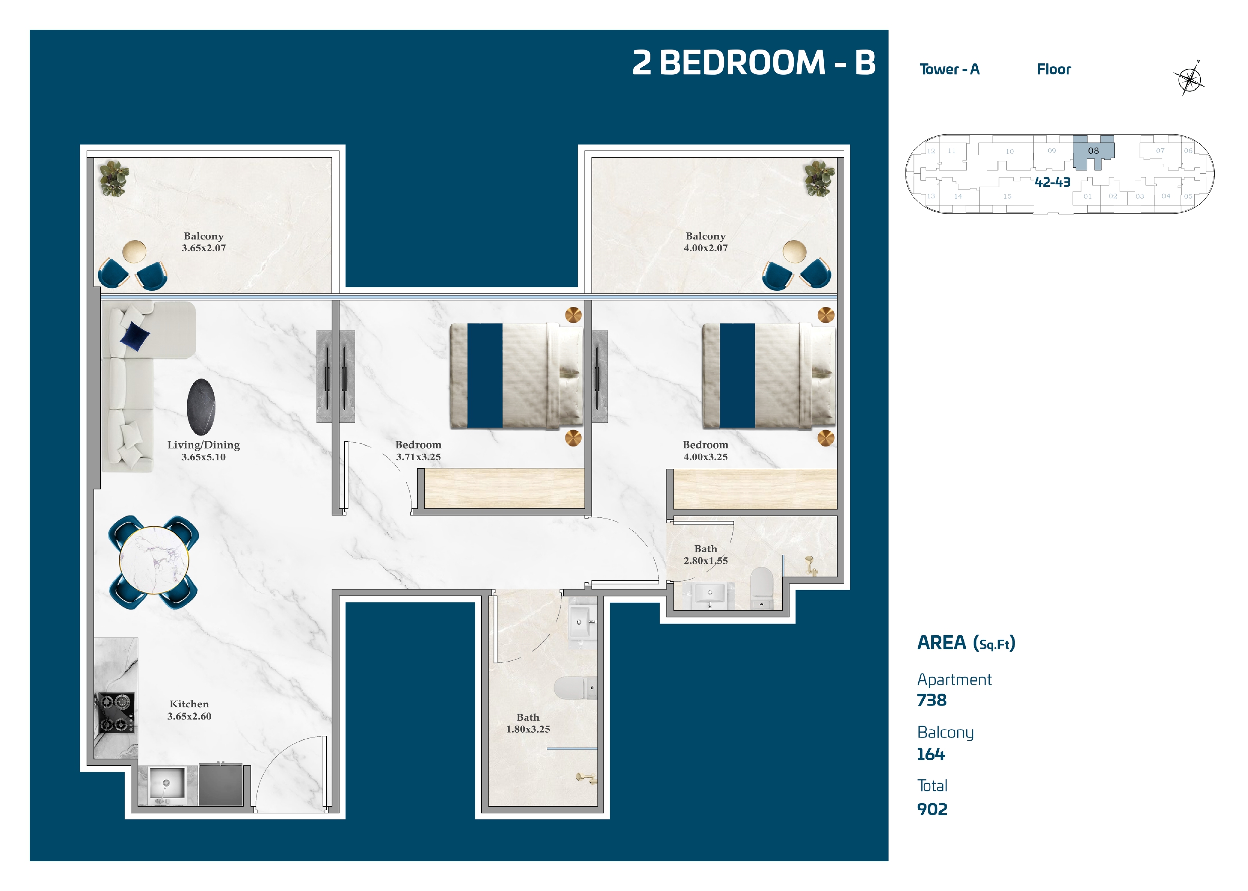 Serenz — 2 BHK-B