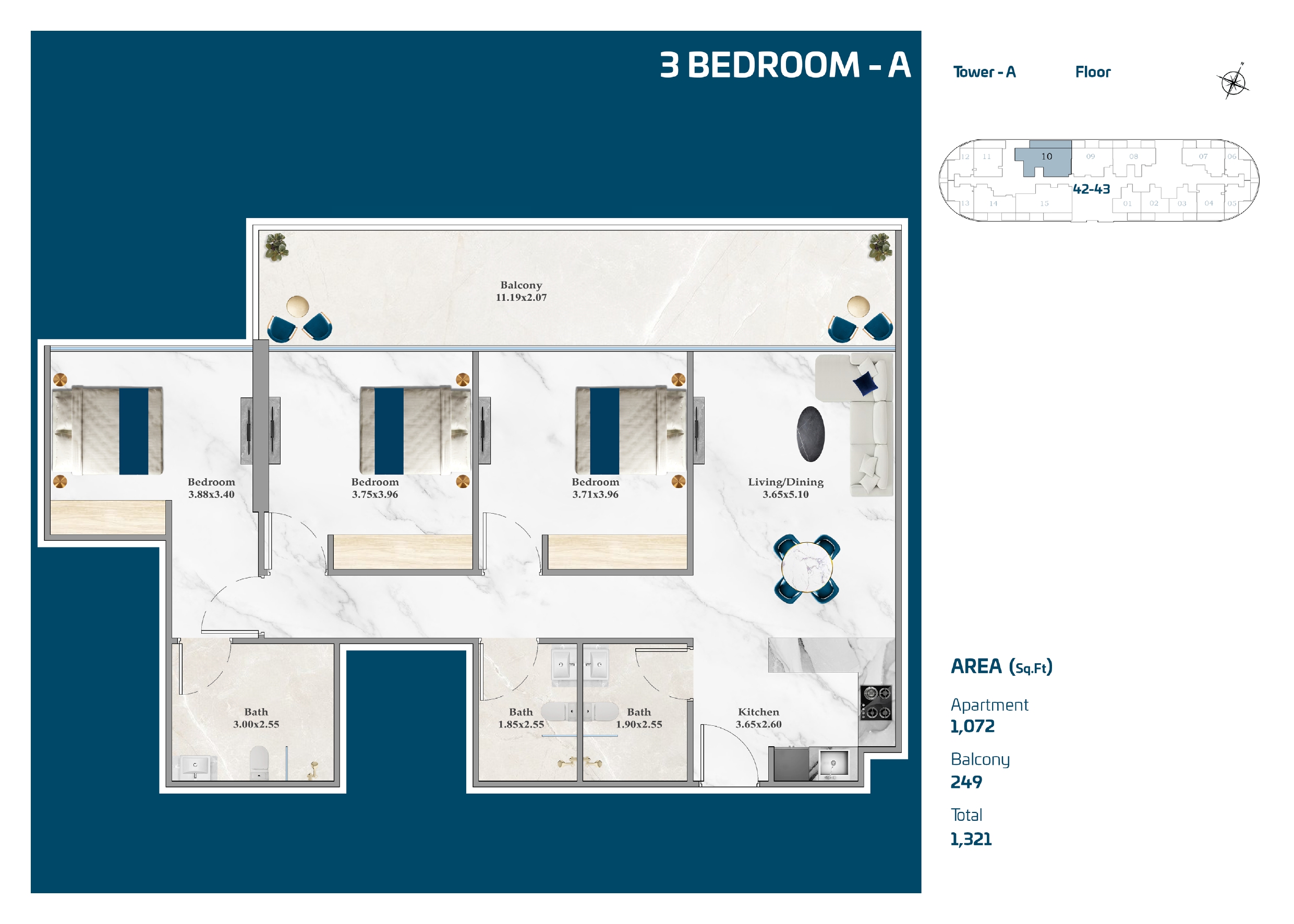 Serenz — 3BHK-A