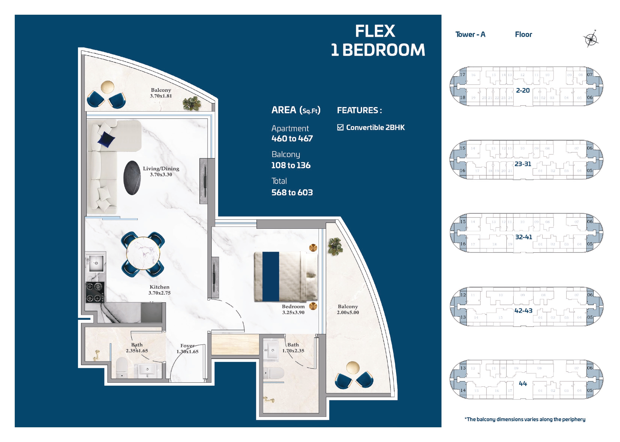 Serenz — Flex 1BHK