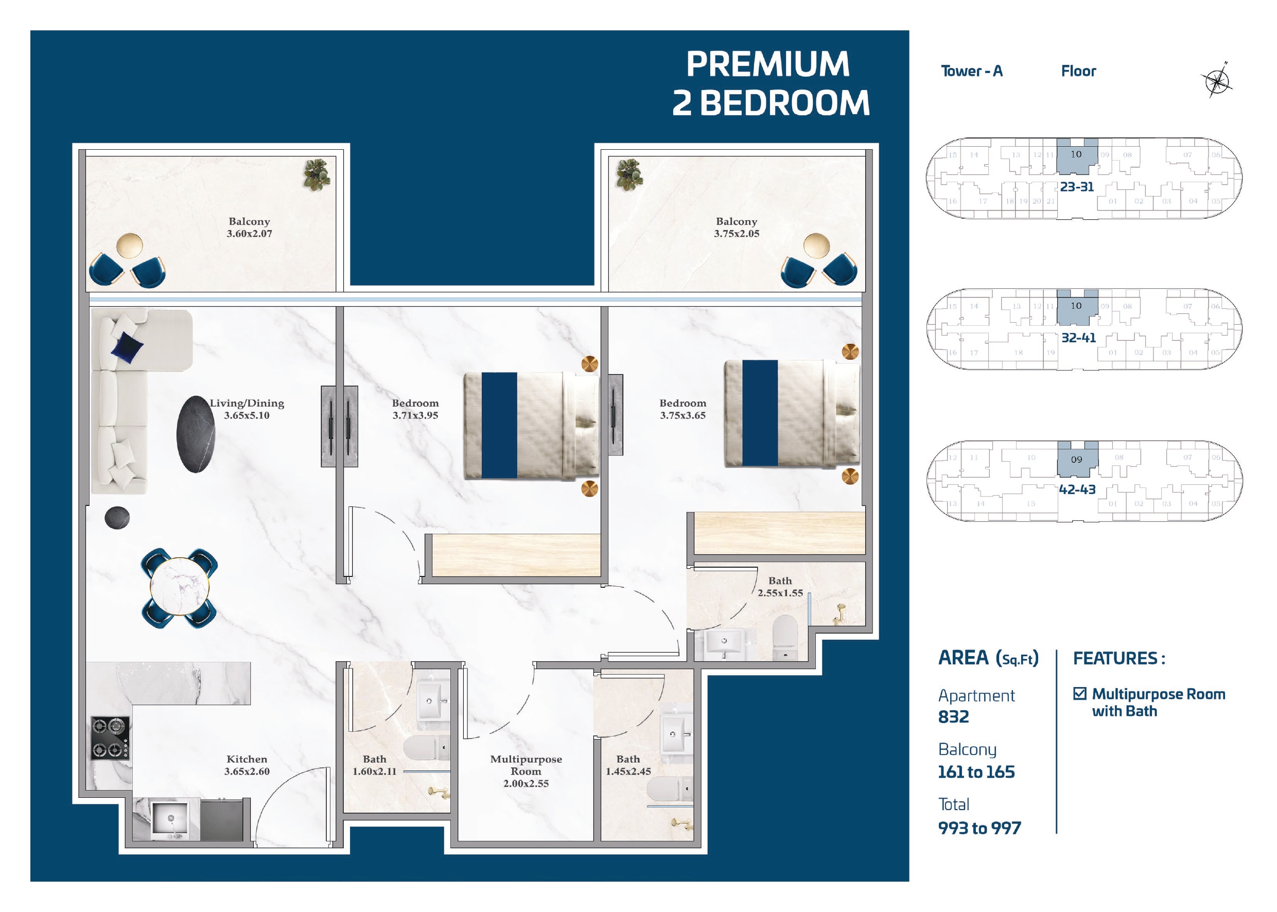Serenz — Premium 2BHK