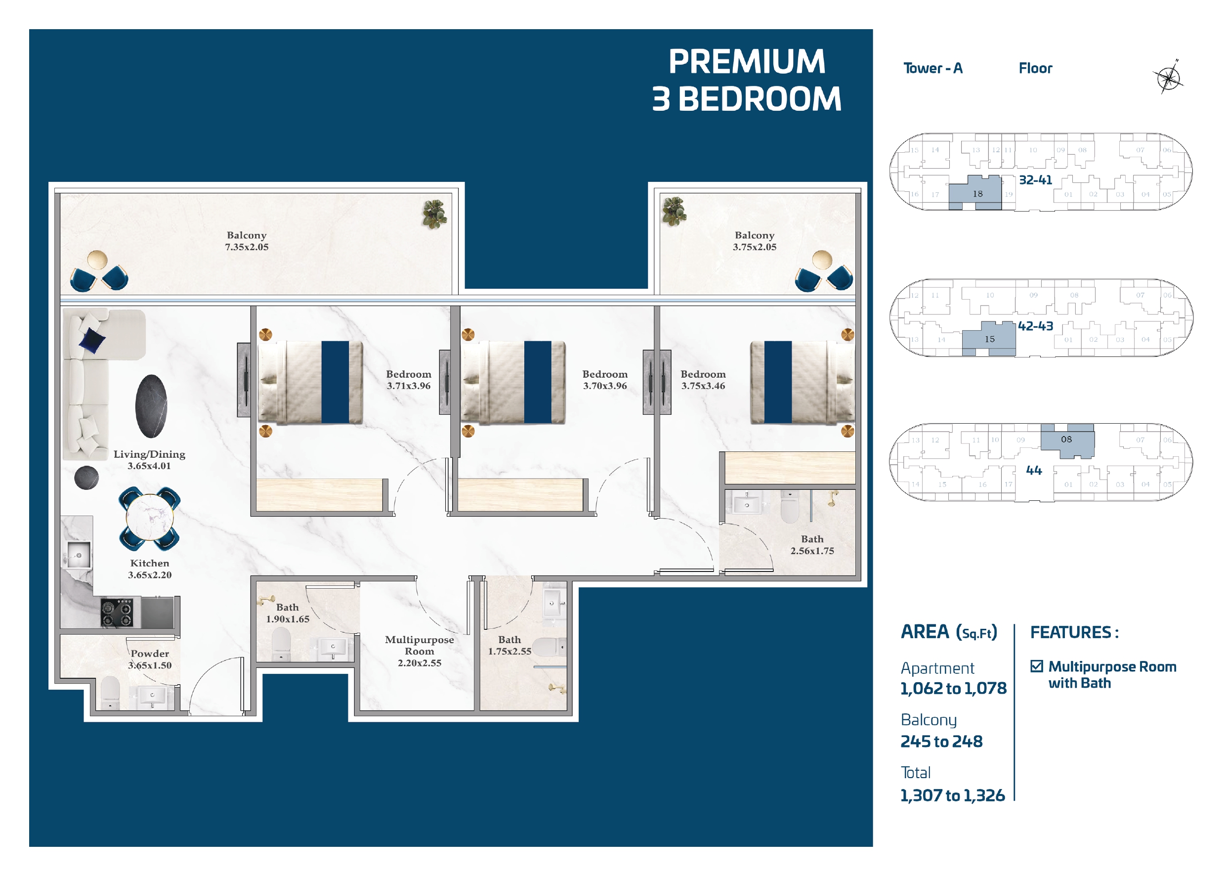 Serenz — Premium 3BHK